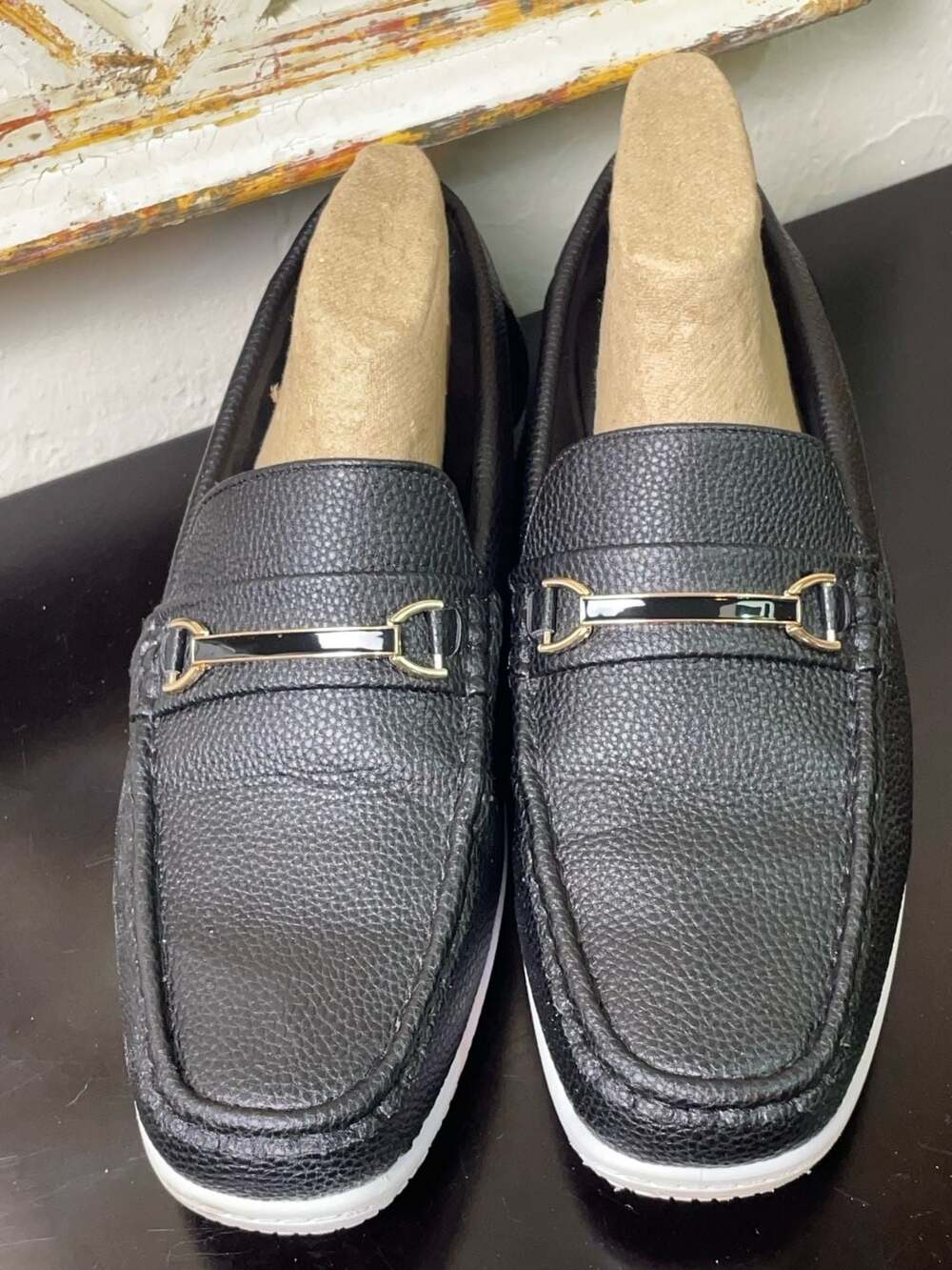 Tim Evans England Black Pebble Bit Loafers Sport Sole Mens Size 11 - Picture 3 of 14